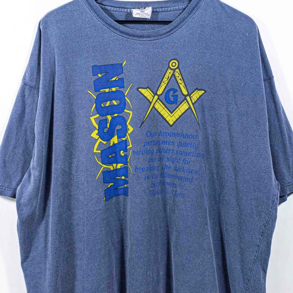 Mason Definition Logo T-Shirt 3XL Y2K Retro Grunge Skate